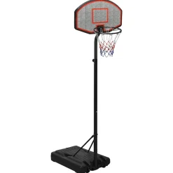 VIDAXL - Support de basket-ball noir 237-307 cm polyéthylène