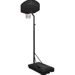 VIDAXL - Support de basket-ball noir 237-307 cm polyéthylène