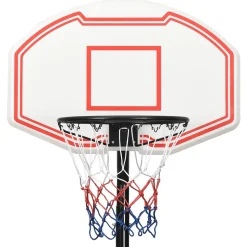VIDAXL - Support de basket-ball blanc 237-307 cm polyéthylène