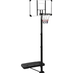 VIDAXL - Support de basket-ball transparent 256-361 cm polycarbonate