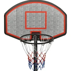 VIDAXL - Support de basket-ball noir 282-352 cm polyéthylène