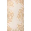 VIDAXL - Tapis à tissage plat d'extérieur 80x150 cm motif de feuille