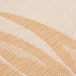 VIDAXL - Tapis à tissage plat d'extérieur 80x150 cm motif de feuille