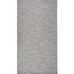 VIDAXL - Tapis à tissage plat d'extérieur 80x150 cm marron et bleu