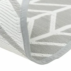 VIDAXL - Tapis d'extérieur arakil gris ø120 cm pp