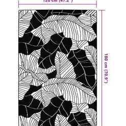 VIDAXL - Tapis d'extérieur arakil vert 120 x 180 cm pp