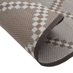 VIDAXL - Tapis d'extérieur arakil marron ø160 cm pp