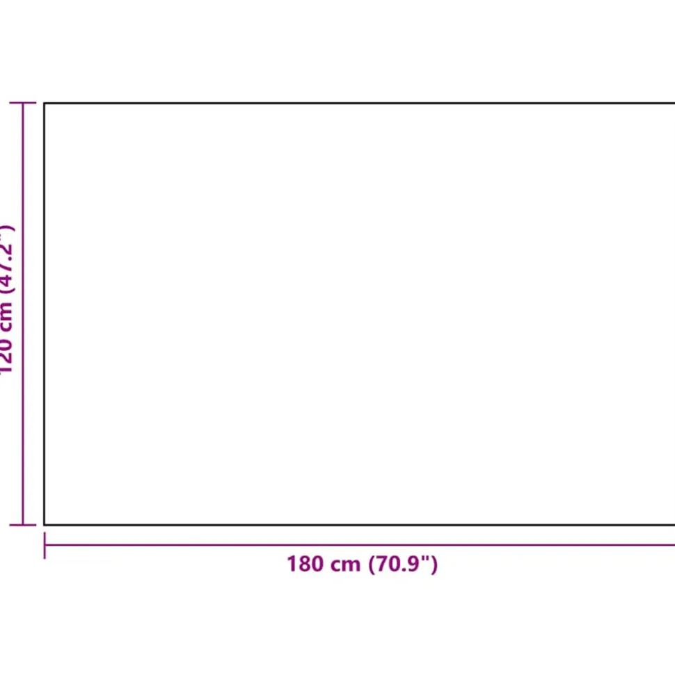VIDAXL - Tapis d'extérieur arakil blanc et noir 120x180 cm pp