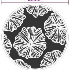VIDAXL - Tapis d'extérieur arakil vert ø160 cm pp