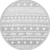VIDAXL - Tapis d'extérieur arakil gris ø160 cm pp