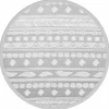 VIDAXL - Tapis d'extérieur arakil gris ø120 cm pp