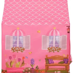 VIDAXL - Tente de jeu pour enfants avec 250 balles rose 69x94x104 cm