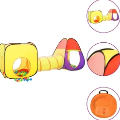 VIDAXL - Tente de jeu pour enfants multicolore 255x80x100 cm