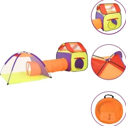 VIDAXL - Tente de jeu pour enfants avec 250 balles multicolore