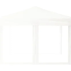 VIDAXL - Tente de réception pliable avec parois blanc 3x3 m