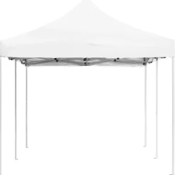 VIDAXL - Tente de réception pliable aluminium 6 x 3 m blanc