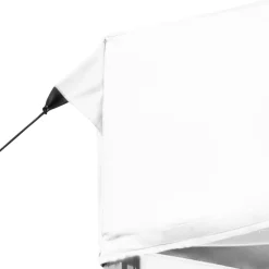 VIDAXL - Tente de réception pliable aluminium 6 x 3 m blanc