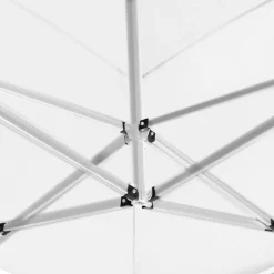 VIDAXL - Tente de réception pliable aluminium 6 x 3 m blanc