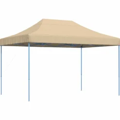 VIDAXL - Tente de réception pliable escamotable beige 410x279x315 cm