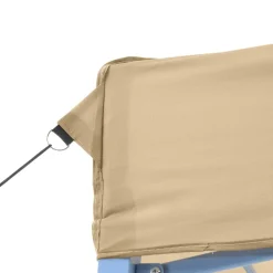 VIDAXL - Tente de réception pliable escamotable beige 410x279x315 cm
