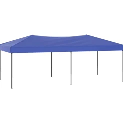 VIDAXL - Tente de réception pliable bleu 3x6 m