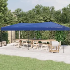 VIDAXL - Tente de réception pliable bleu 3x6 m