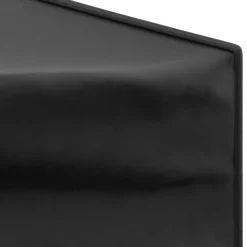 VIDAXL - Tente de réception pliable avec parois noir 3x3 m