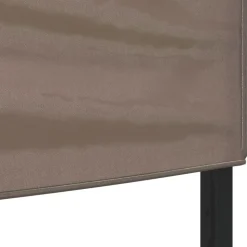 VIDAXL - Tente de réception pliable taupe 3x3 m