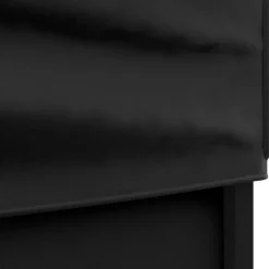 VIDAXL - Tente de réception pliable avec parois noir 2x2 m