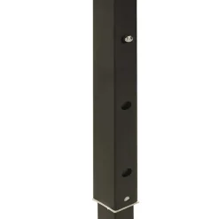 VIDAXL - Tente de réception pliable avec parois noir 2x2 m