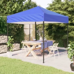 VIDAXL - Tente de réception pliable bleu 3x3 m