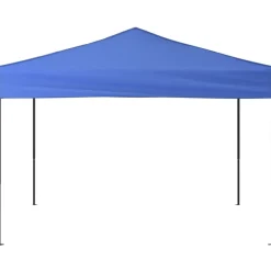 VIDAXL - Tente de réception pliable bleu 3x3 m