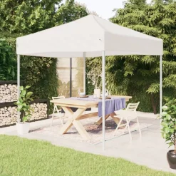 VIDAXL - Tente de réception pliable blanc 3x3 m