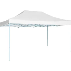 VIDAXL - Tente de réception pliable professionnelle 280x410x315 cm acier blanc