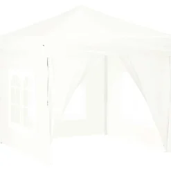 VIDAXL - Tente de réception pliable avec parois blanc 2x2 m