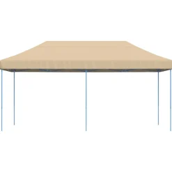 VIDAXL - Tente de réception pliable escamotable beige 580x292x315 cm