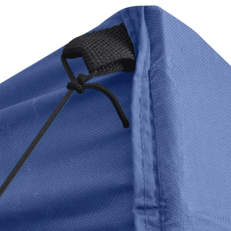 VIDAXL - Tente pliable avec 4 parois bleu 3 x 3 m