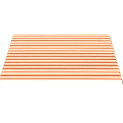 VIDAXL - Tissu de remplacement pour auvent jaune et orange 3x2,5 m