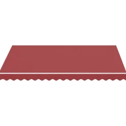 VIDAXL - Tissu de remplacement pour auvent bordeaux rouge 3x2,5 m