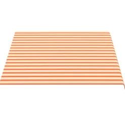 VIDAXL - Tissu de remplacement pour auvent jaune et orange 3,5x2,5 m