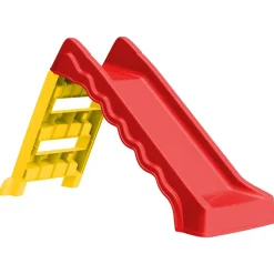 VIDAXL - Toboggan pliable d'enfants intérieur/extérieur rouge et jaune