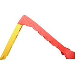 VIDAXL - Toboggan pliable d'enfants intérieur/extérieur rouge et jaune