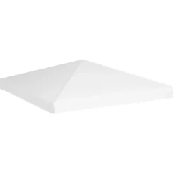 VIDAXL - Toile de toit de belvédère 270 g/m² 3x3 m blanc