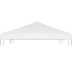 VIDAXL - Toile de toit de belvédère 270 g/m² 4x3 m blanc