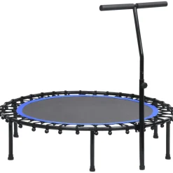 VIDAXL - Trampoline de fitness avec poignée et coussin de sécurité 122cm