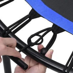VIDAXL - Trampoline de fitness avec poignée et coussin de sécurité 122cm