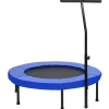 VIDAXL - Trampoline de fitness avec poignée et coussin de sécurité 102cm