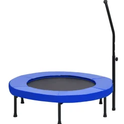 VIDAXL - Trampoline de fitness avec poignée et coussin de sécurité 102cm