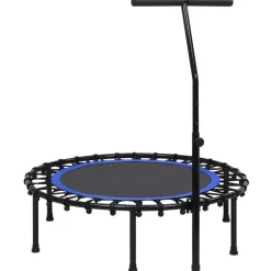 VIDAXL - Trampoline de fitness avec poignée et coussin de sécurité 102cm