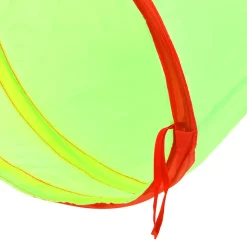 VIDAXL - Tunnel de jeu pour enfants avec 250 balles vert 175cm polyester